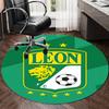 Personalized Leon logo Round Chair Office Rug - Perfect for Mat, Office Chair & More - Ideal Gift for Birthdays and Holidays