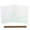 Durable 3pcs DIY Leather Craft Tool Capital Lowercase Stamping Set Punch Kit