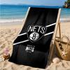 Brook-lyn Nets Art Beach Towel, Super Soft Microfiber, Perfect Gift for Her/Him, Birthday, for Pool, Beach, Travel, Decor Beach Party