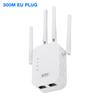 1200Mbps Wireless WiFi Repeater with WAN/LAN Port Dual-Band 2.4GHz/5GHz WiFi Extender 4 Antennas Wi-Fi Signal Booster for Home