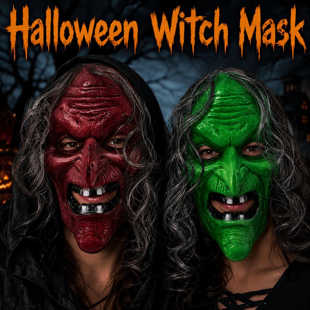 Creativity Scary Witch Mask Spooky Terrifying Cosplay Mask Full Face Mask  Carnival Party