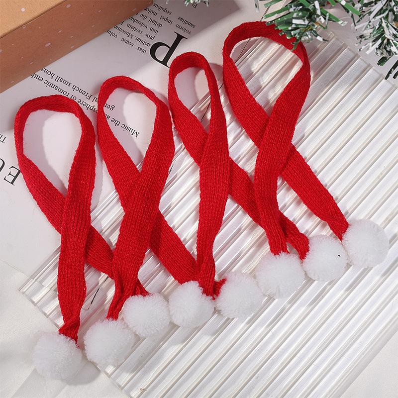 

1-10pcs Christmas Doll Mini Finger Wool Hat Scarfs DIY Doll Packaging Accessories Decoration Wine Bottle Activity Scene Props 1pc