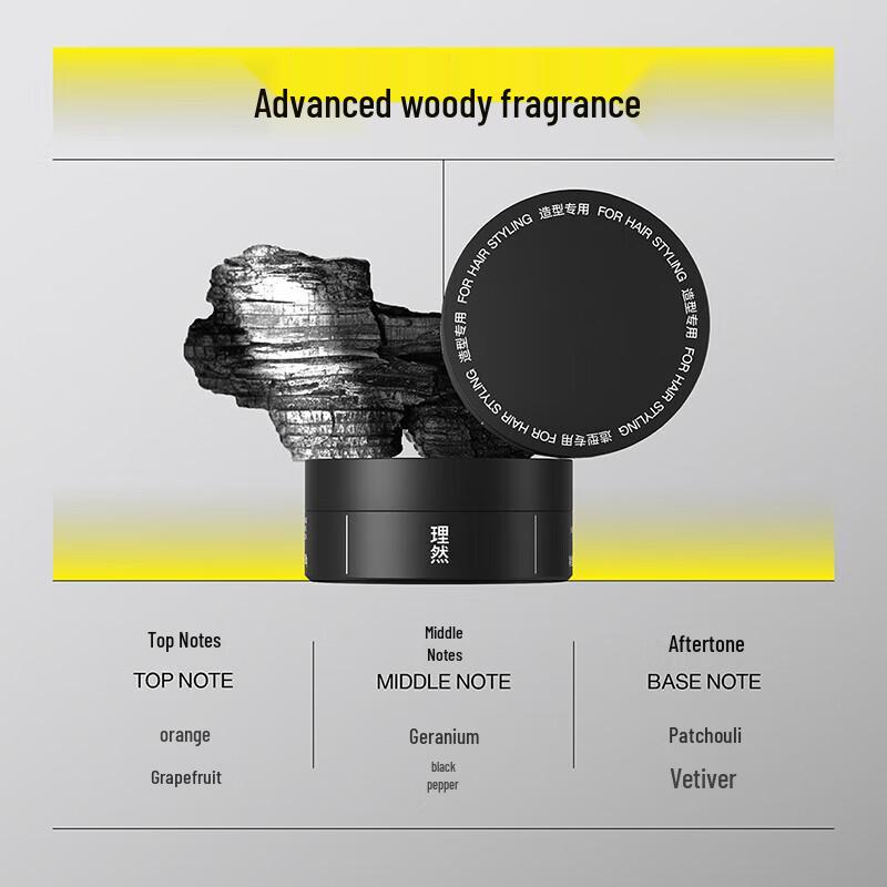 Liran Natural Matte Cedarwood Hair Clay 80g