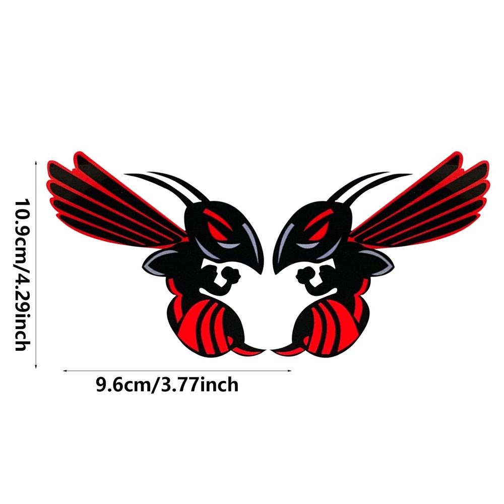 Lustige Auto Wespe Kratzaufkleber Biene Aufkleber für Glas Autozubehör für Autoscooter Scheinwerfer Fenster Autozubehör