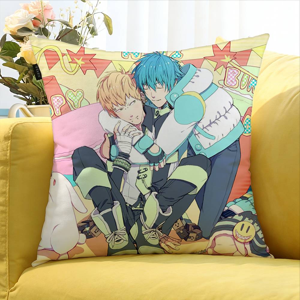 Game Dramatical Murder Aoba Various Sizes Square Pillow Case For Car Home Bedchamber Decor