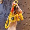 Bag Charm Hand-Woven Fitness Weight Mini Dumbbell Gym Lover DIY Girl Nylon Rope Pendant