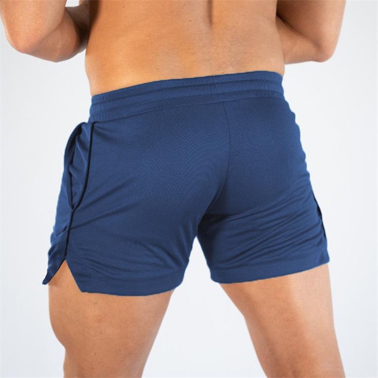 Heren Sneldrogende Elastische Hardloopshorts: Ademend, Driekwartlengte voor Marathon, Sportschool, Squats en Training.