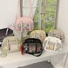 Pu Chiikawa Cartoon Doubles Shoulder Bags Girls Clear Backpack Colors Multi