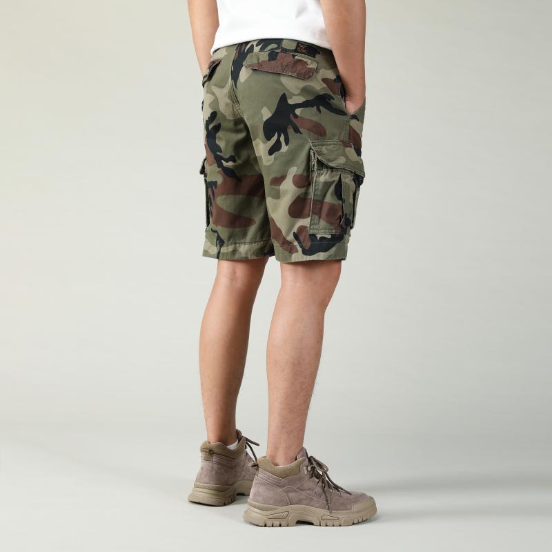 Shorts, Herr sommar casual kamouflage, Herrshorts, Amerikanskt workwear, Femficksbyxor, Bekväma att bära utomhus, Trendiga ungdomsbyxor