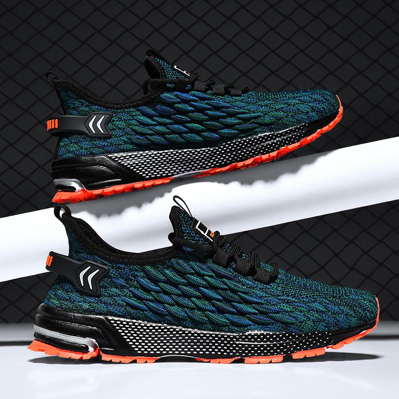 Übergröße 48 Leichte Atmungsaktive Freizeit-Sportschuhe Aus Netzstoff Herren Sneaker