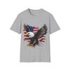 Eagle With American Flag T-shirt Patriotic Eagle American Eagle Usa Flag Shirt