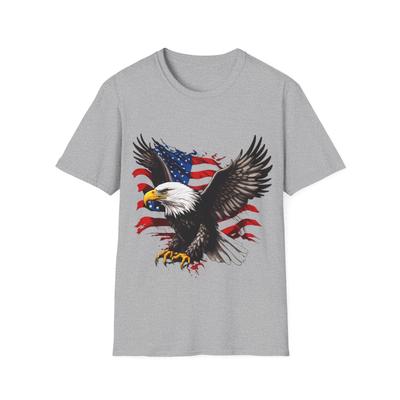 Eagle With American Flag T-shirt Patriotic Eagle American Eagle Usa Flag Shirt