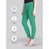 Lyra Women Solid Premium Cotton Ankle length Leggings | Mid-Waist | Fashionwear