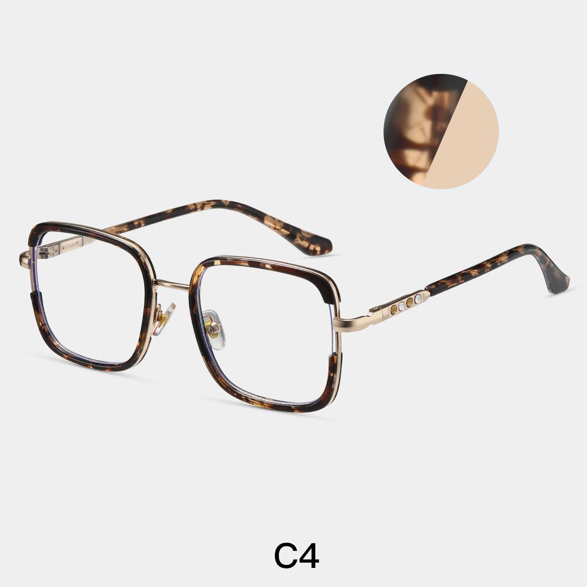 Glamorous Leoaprd Clear Reading Glasses Women Fashion Hyperopia Eyeglasses Female Computer Blocking Blue Light Glasses +1.75 +2 0