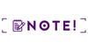 Printtoo Note Self Inking Rubber Stamp Pre-Inked Office Stamp- Home Office Business Stationery, Black- 42 x 9