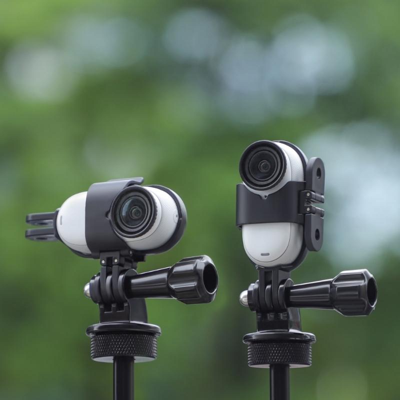 Action Camera Holder, Instants Flip Between Portrait and Landscape Stand , Flashes Transfer Companions for GO 3/3S