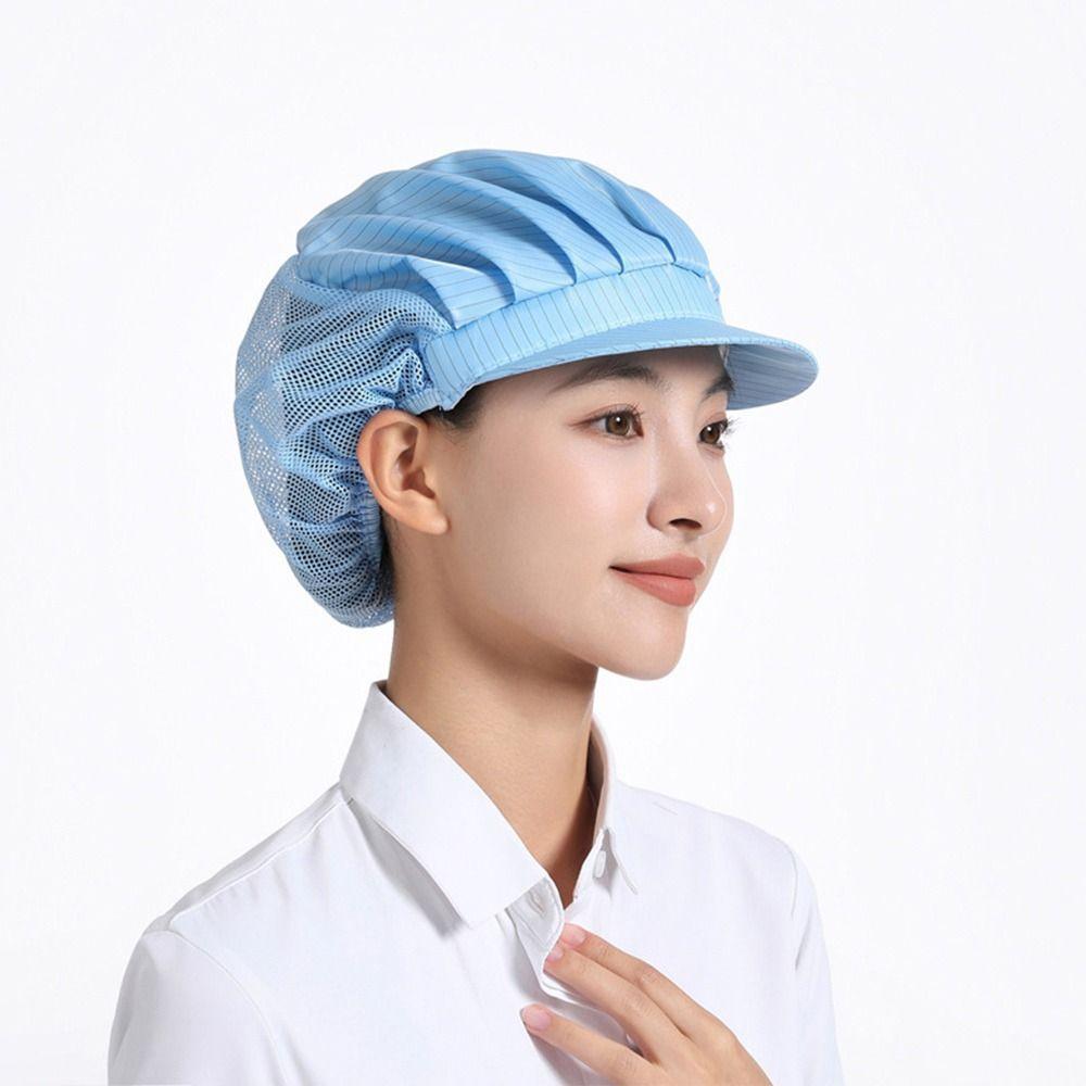Solid Color Work Cap Lightweight Mesh Cap New Chef Cap  Food Service Cook