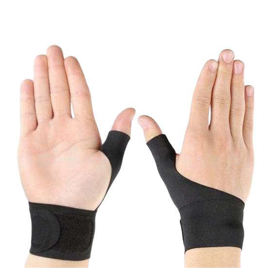 Ortéza na zápěstí a palec Levá Pravá Ruka Zánět šlachy Vymknutí Artritida Úleva od bolesti Dlahy na palec Stabilizátor Muži Ženy Spouštěcí palec Podpora Dlahy na prst
