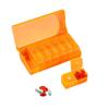14-Grid Large Capacity Pill Organizer - Weekly, Morning & Evening, Portable, Moisture-Proof Storage Box