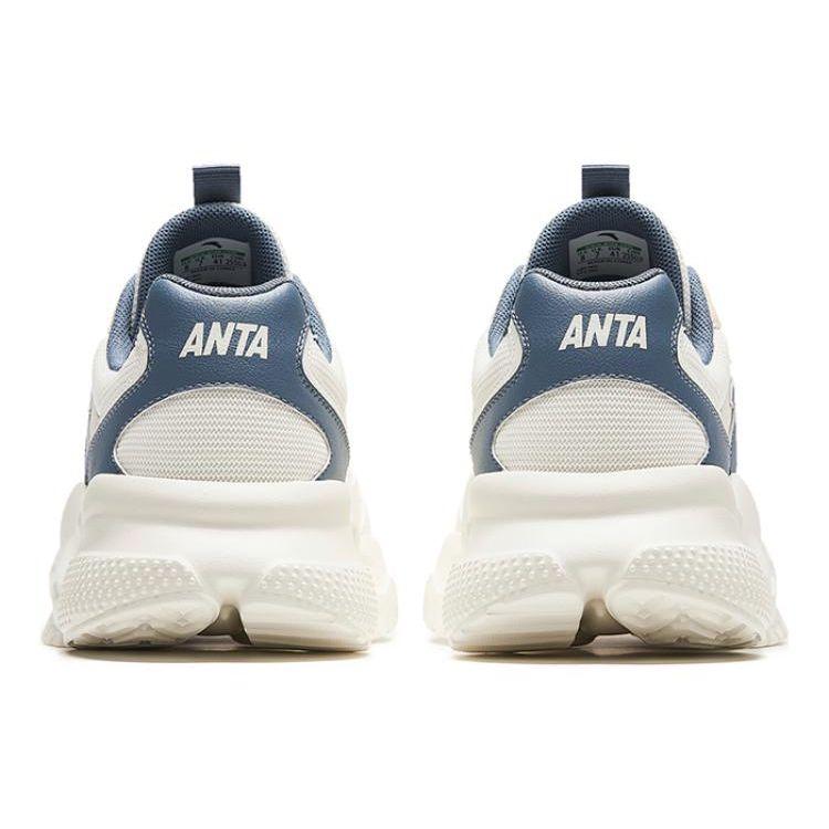 Anta Comfortable Versatile Lace-Up Shock Absorbing Wear-Resistant Lightweight Low-Top Casual Shoes Men sneaker 912528854F-7