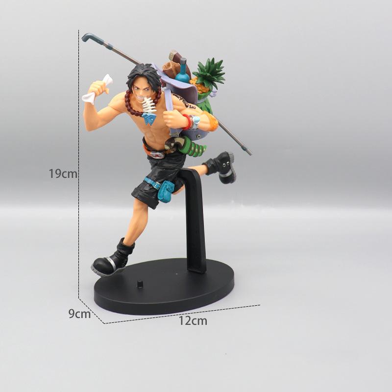Anime Luffy Three Brothers Run Anime Action Models Collectibles Gifts Children's Series