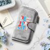Stylish New York Themed Long Wallet for Daily Use with Card Slots Portable Casual Durable Coin Purse for Outdoor Travel