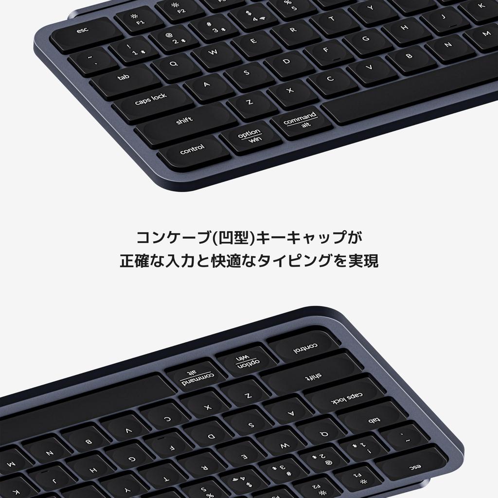 Keychron B2 Pro Wireless Keyboard with Numeric US ZMK Launcher Space Gray Ultra-Slim 96% Bluetooth/2.4GHz Keypad, Layout, Compatible,