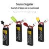 7.4V 1400mAh Lithium Battery 30C High Discharge Rate for Soft Bullet Gun Electric Toy Accessories