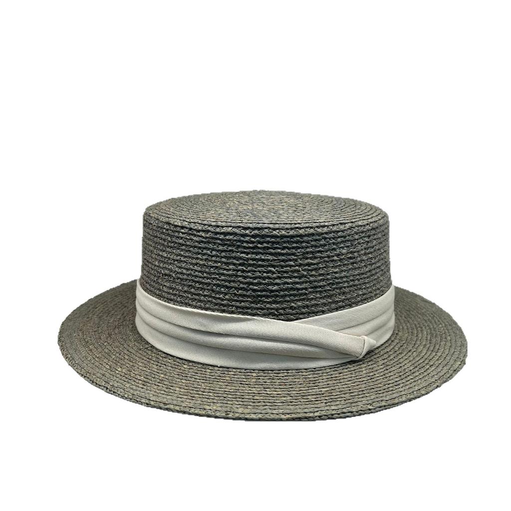 New French retro straw hat women's spring and summer raffia sunscreen holiday straw hat British top hat beach sun hat