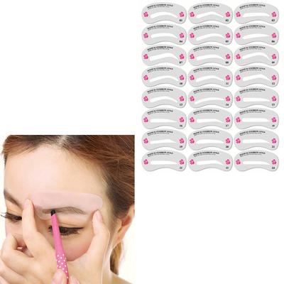 Pochoirs de mise en forme des sourcils, Kit de toilettage, ensemble de maquillage, outil de modèle