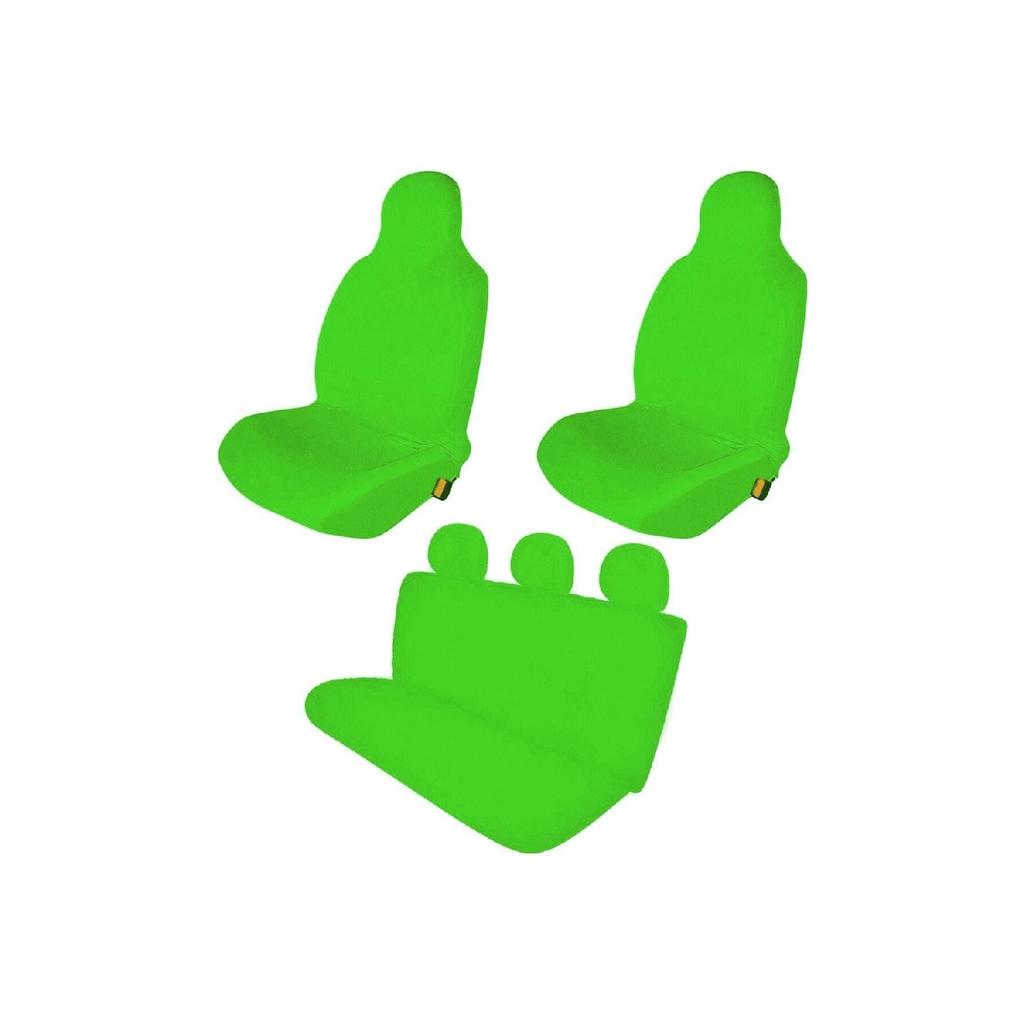 Combed Car Seat Cover Compatible With All Cars Front & Rear Set Without Logo