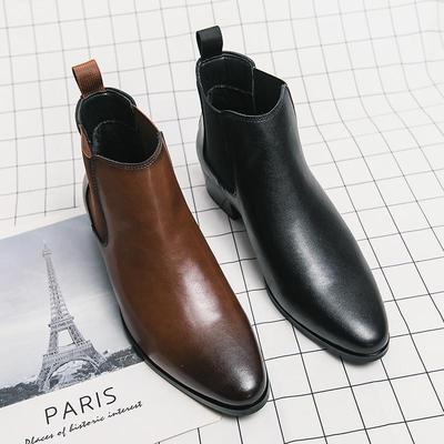 Męskie buty nowe biznesowe buty Martin męskie wysokie skórzane buty handel zagraniczny duży rozmiar buty casualowe męskie buty Chelsea