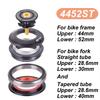 MTB Road Bicycle CNC Headset 1 1/8"-1 1/2" Sealed Bearing 1.5Tapered 28.6 Straight Tube Bike Fork Internal Steering Bearing