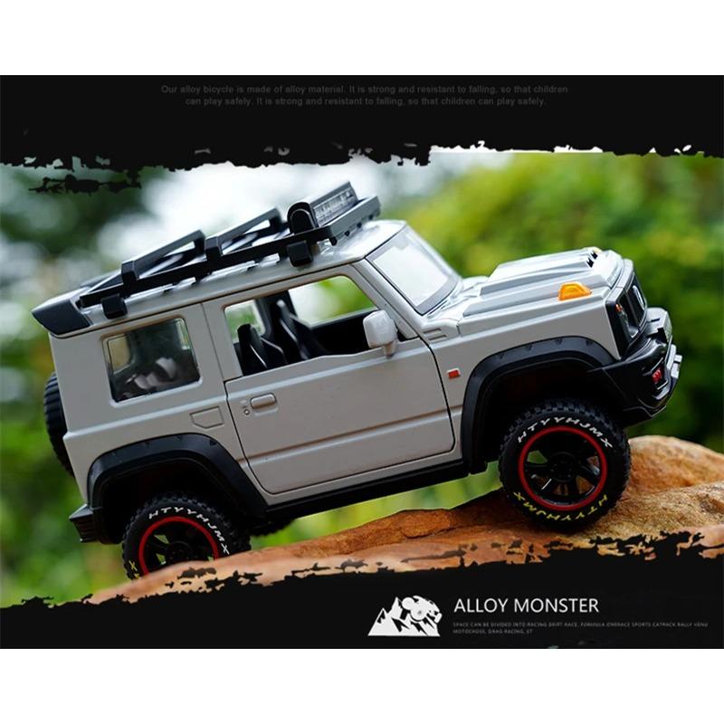 1/18 SUZUKI Jimny Alloy Car Model Diecasts Metal Toy Off-Road Vehicles Car Model High Simulation Collection Childrens Toys Gift