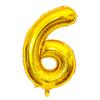 Globo de Papel de Aluminio Número Dorado de 40 Pulgadas Número 0-9 Decoración para Fiesta de Cumpleaños Infantil Juguete para Baño de Bebé Regalo de Graduación