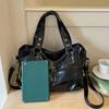 Fashion Faux Leather Handbag Women's Zipper Pockets Crossbody Bag Large Capacity Work Shopping and Meeting Friends Ladies' Holiday Gifts