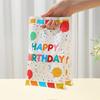 50pcs Birthday Gift Bags Colorful Party Favor Bags Plastic Tote Bags Polka Dot Pattern Happy Birthday Party Decoration Supplies