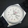 JAPAN VINTAGE REFURBISHED SEIKO 5 AUTOMATIC 6309A MENS WHITE WATCH a442589-1