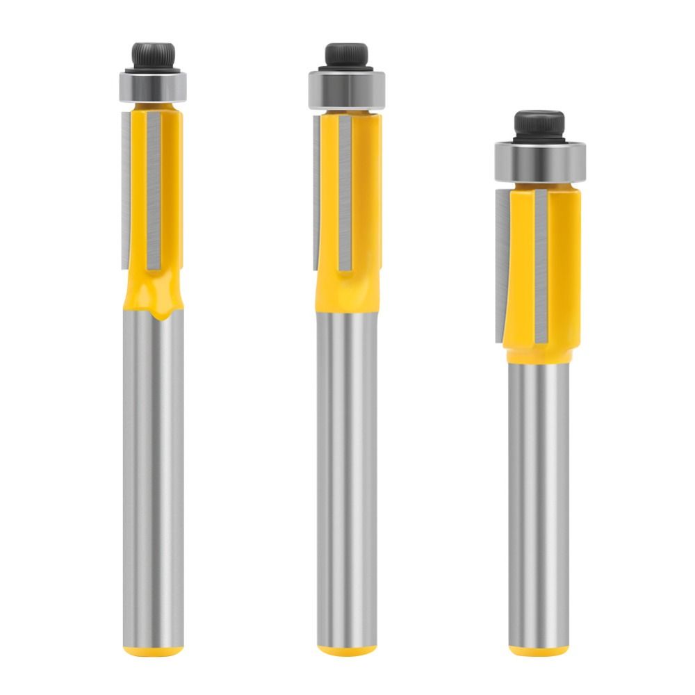 

3-лезвийный фрезерный станок с хвостовиком 6 мм 6,35 мм Прочный долбежный резак для деревообработки