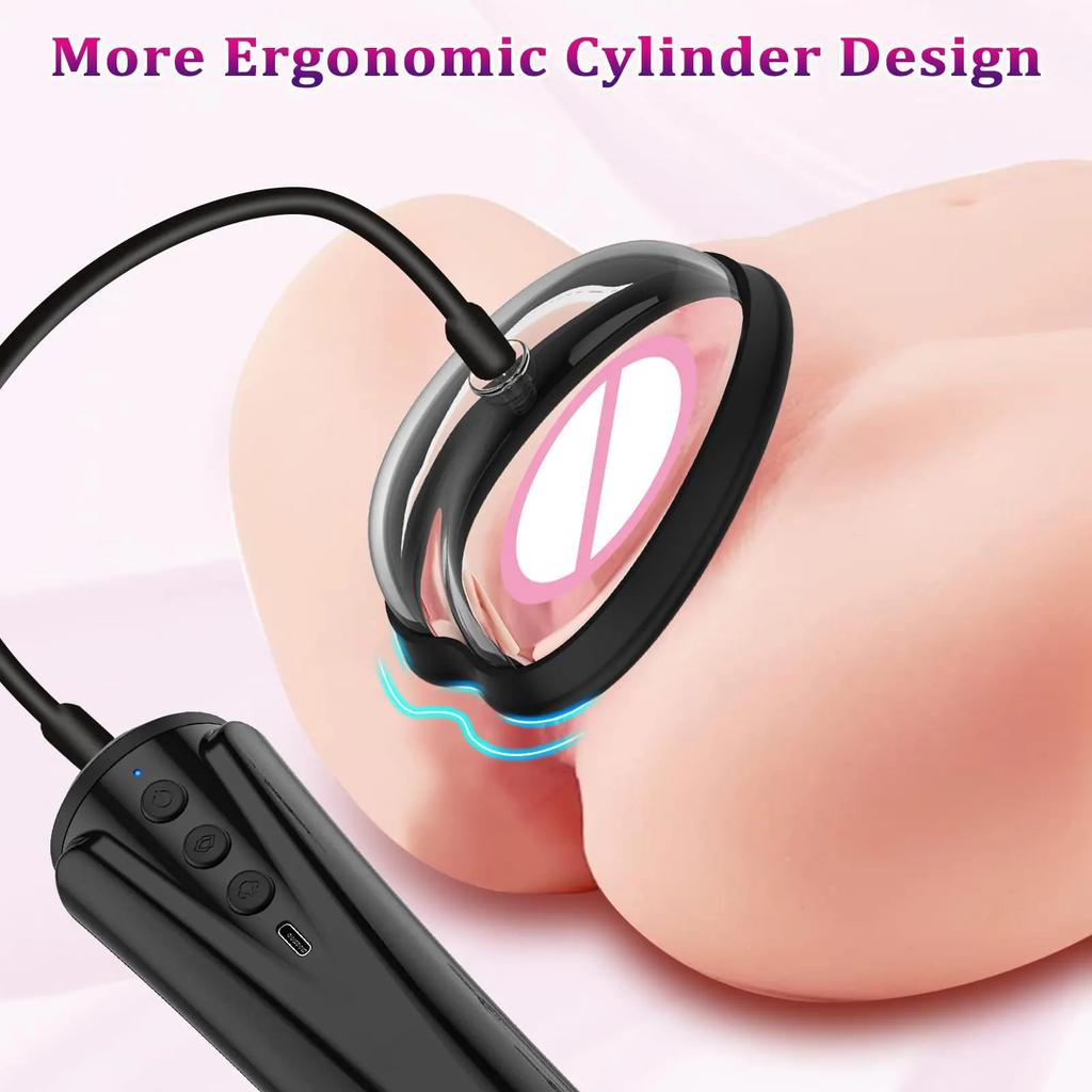 Automatische Vagina-Vakuumpumpe Sexspielzeug für Erwachsene für Frauen Nippel-Pussy-Sauger Klitorispumpe mit 6 leistungsstarken Modi Weibliche Masturbation