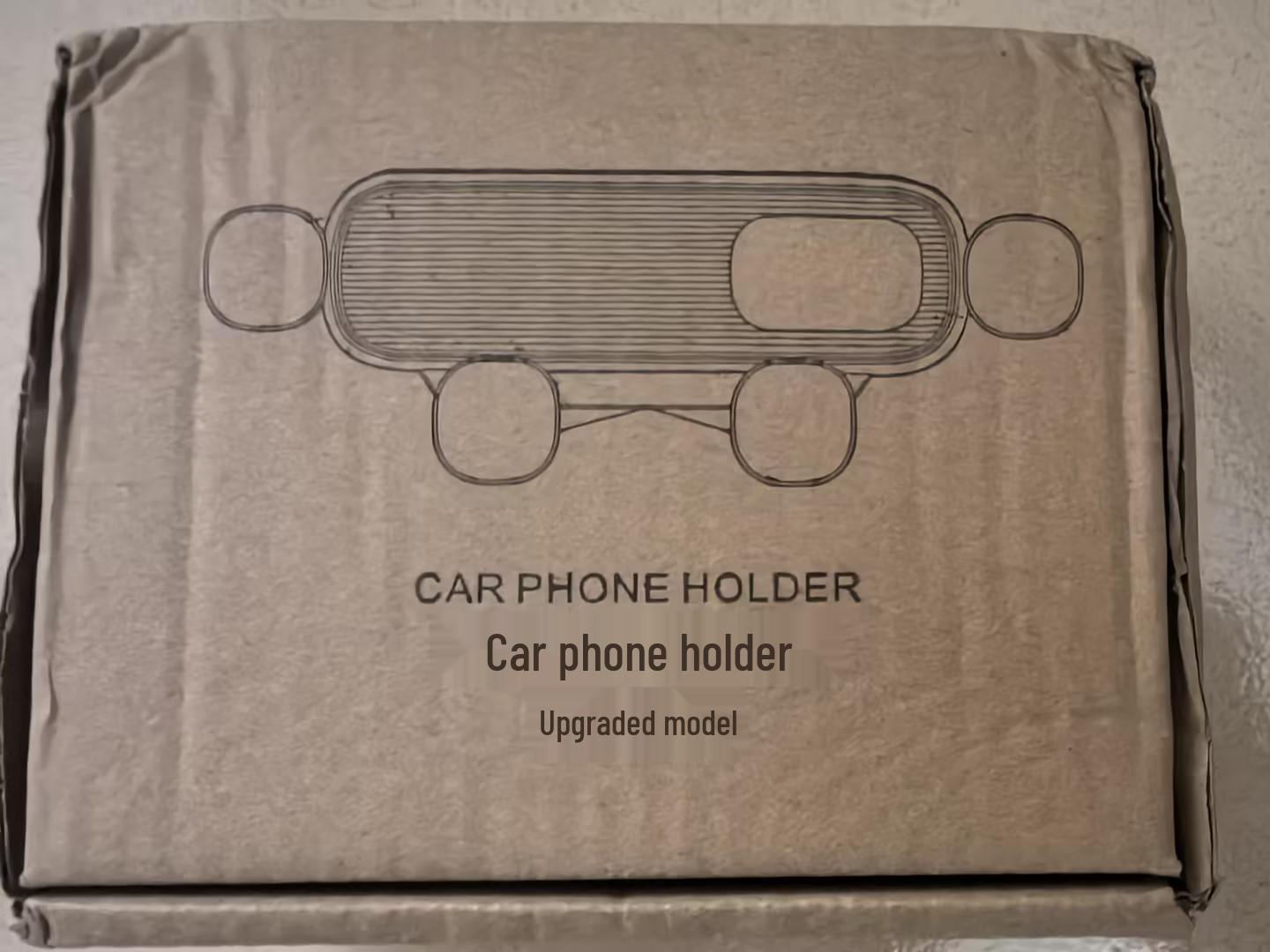 Universal Cartoon Car Phone Holder: Gravity Mount for Air Vent and Navigation