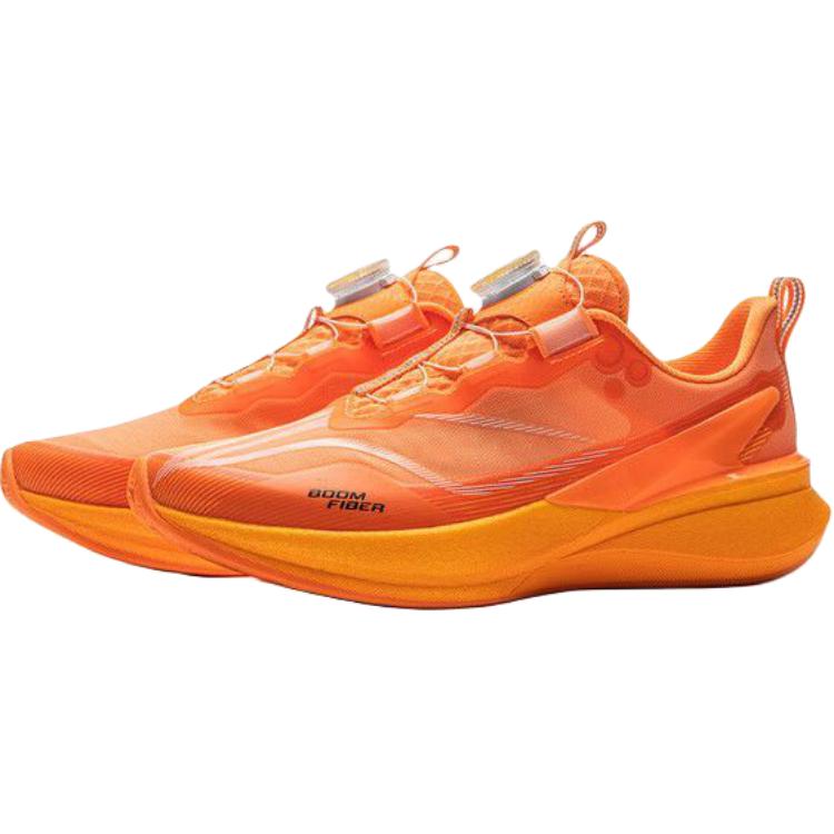 Li Ning Kids Running Red Rabbit 8 Pro Comfortable Soft Non-Slip Wear-Resistant Low-Top Running Shoes Men Sneaker Orange YKFV028-1