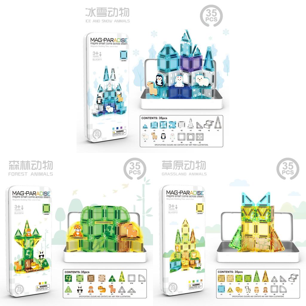Magnetic Building Toy Set With Abs Material For Kids Development