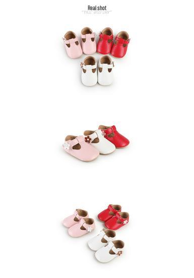 Baby Girl Princess Shoes: Spring & Autumn Indoor Rubber Sole Walker Shoes for Newborns 0-1 Year Old