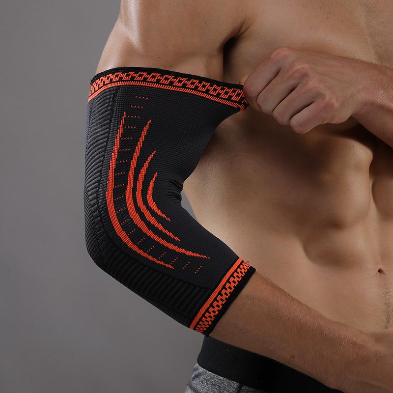 Sports Elbow Pads Dumbbell Fitness Badminton Basketball Training Cycling Protection Outdoor Warm Arm Sleeve