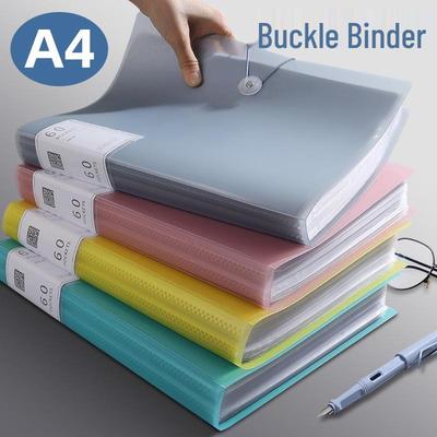 Şeffaf A4 Belge Klasörü - Sertifika, Test Kağıdı ve Fotoğraf Saklama Albümü