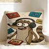 R-Regular Show Pillow Cover  Custom Cushion Cover Cute Funny Pillow Case For Wedding Party Home Decor