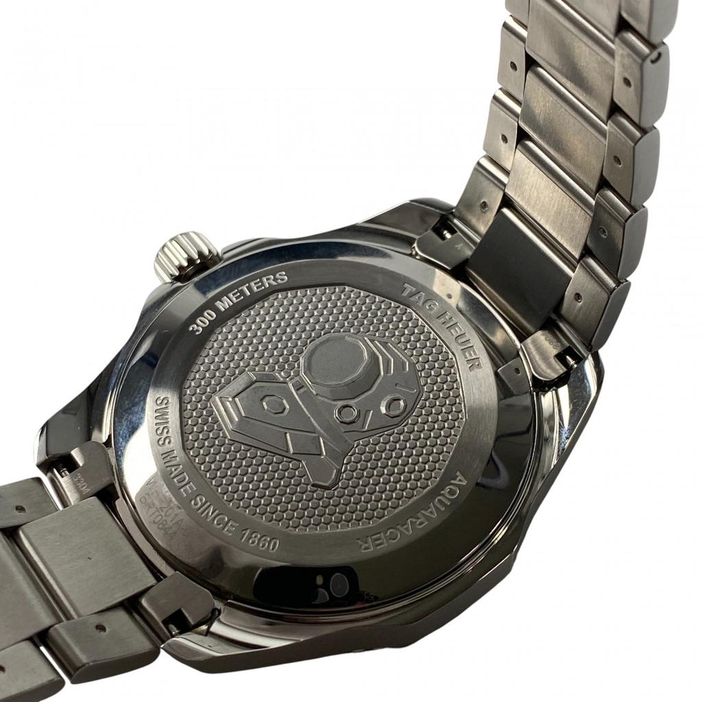 Used TAG HEUERWatches Silver/black Stainless Steel Mens blackDial