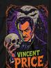 T-Shirt Unisex Vincent Price Teschio Pipistrello Retro Halloween Horror 100% Uomo e Donna, Morbida, Essenziale Streetwear Casual per Tutte le Stagioni