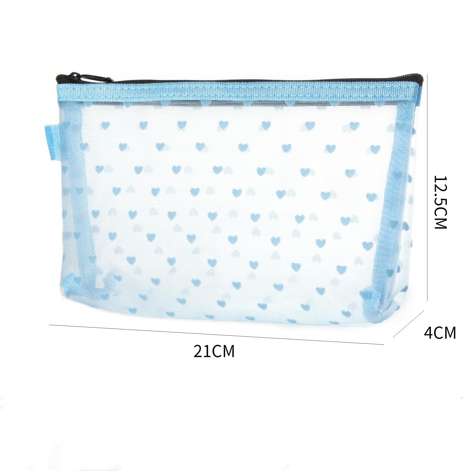

Сетчатая косметичка Love, студенческая многофункциональная портативная дышащая прозрачная сумка для визуального хранения, сумка Таро